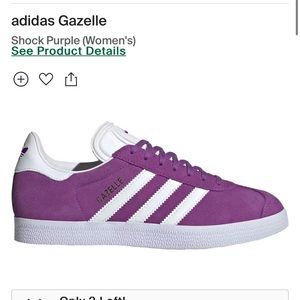 Adidas Gazelle Women’s 9.5 in purple